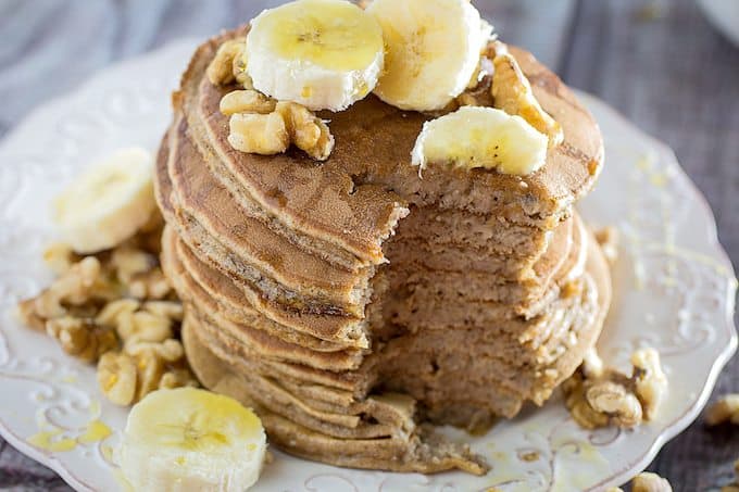 paleo banana pancakes almond flour pancakes