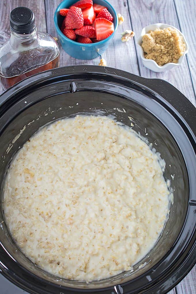 slow cooker steel cut oats