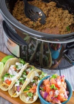 slow cooker taco meat