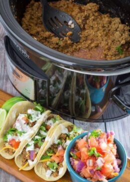 slow cooker taco meat