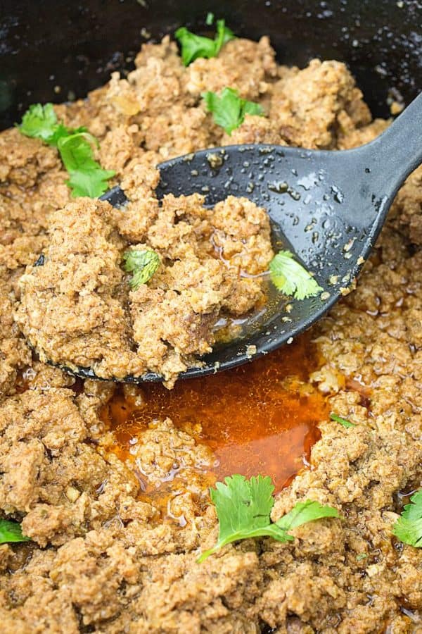 Slow Cooker Taco Meat With Turkey • Dishing Delish
