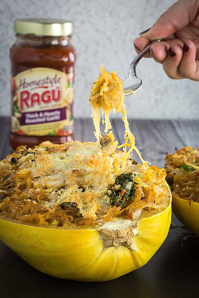 Easy Italian Spaghetti Squash Casserole Boats Dishing Delish