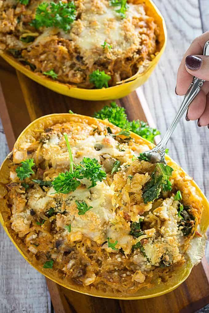 spaghetti squash casserole