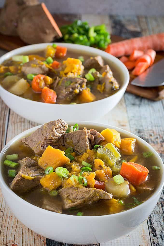 Paleo Beef Stew In The Slow Cooker • Dishing Delish