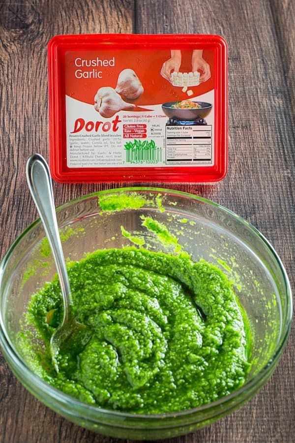 Easy Kale Pesto With Almonds & Parmesan • Dishing Delish