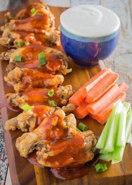 slow cooker buffalo chicken wings