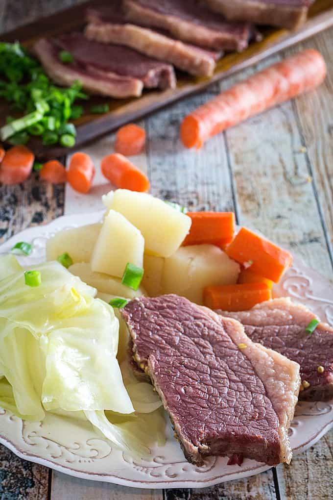 slow cooker corned beef and cabbage