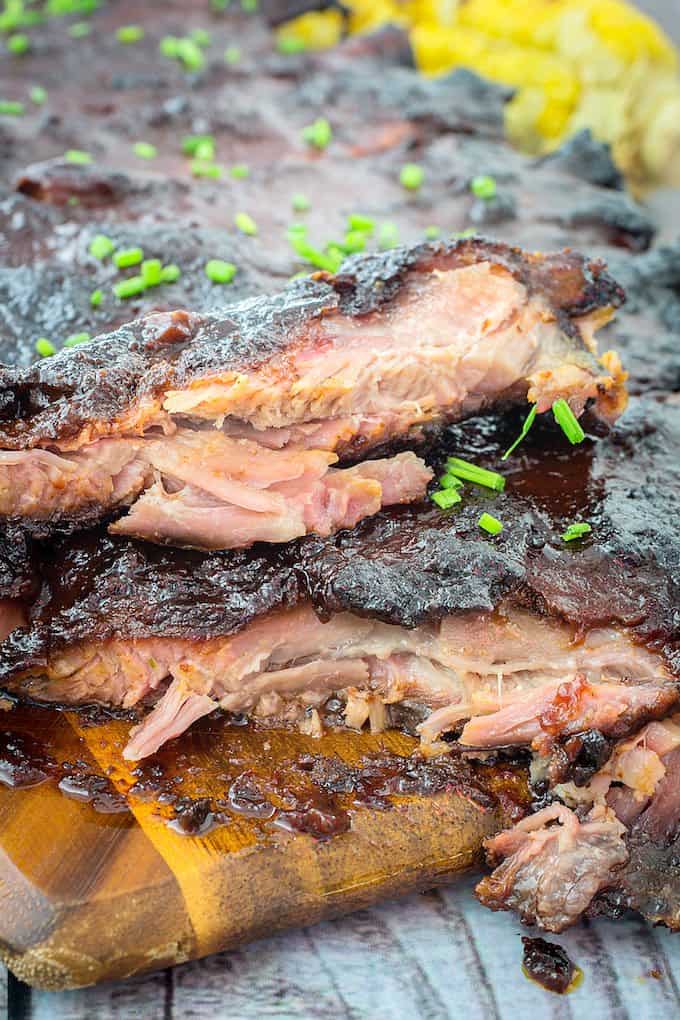Smoked BBQ Ribs With Spice Rub