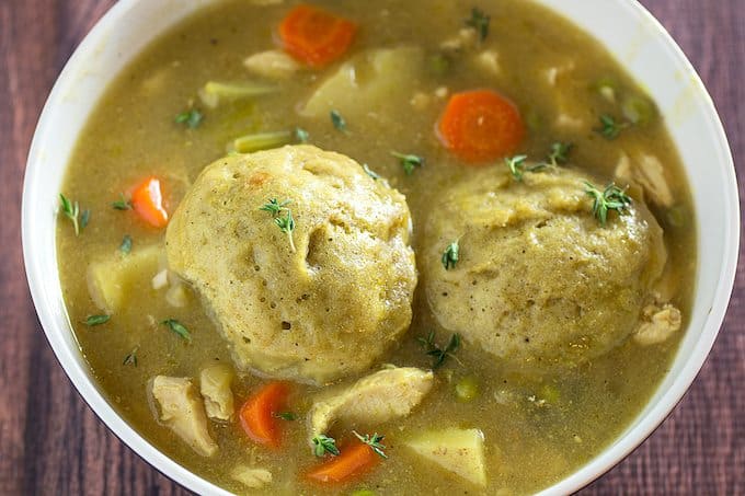 gluten free chicken and dumplings