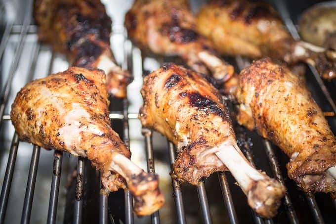 grilled turkey legs