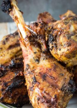 grilled turkey legs