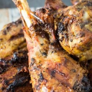 grilled turkey legs