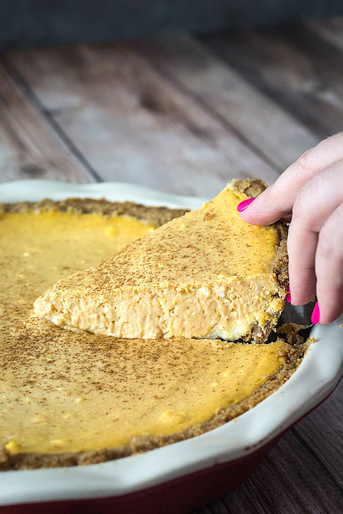 gluten free pumpkin pie cheesecake