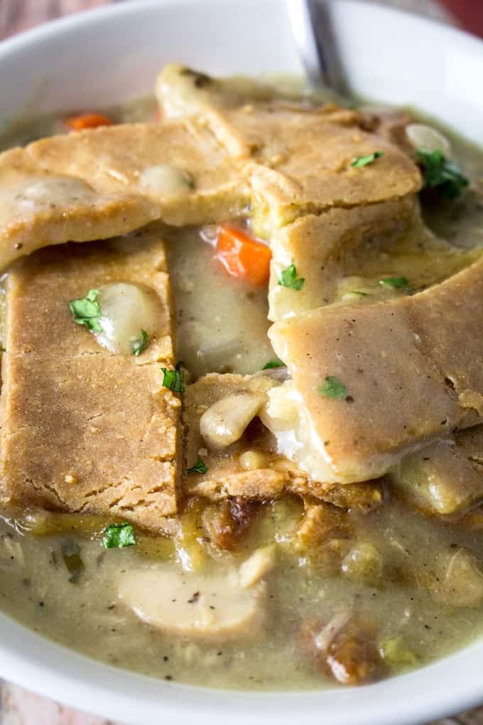 Leftover Turkey Pot Pie Casserole