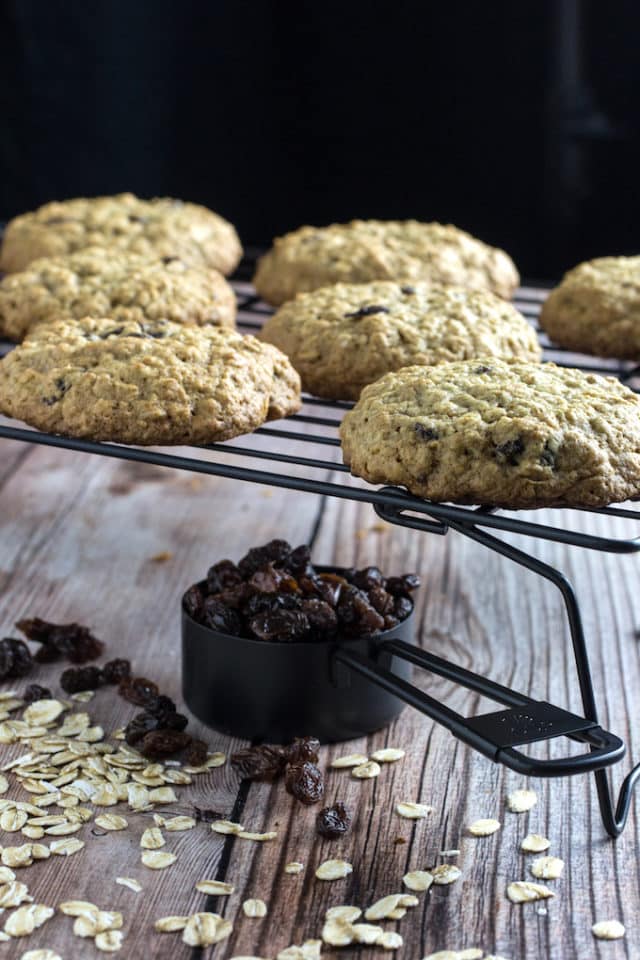 Simple Gluten Free Oatmeal Raisin Cookies • Dishing Delish