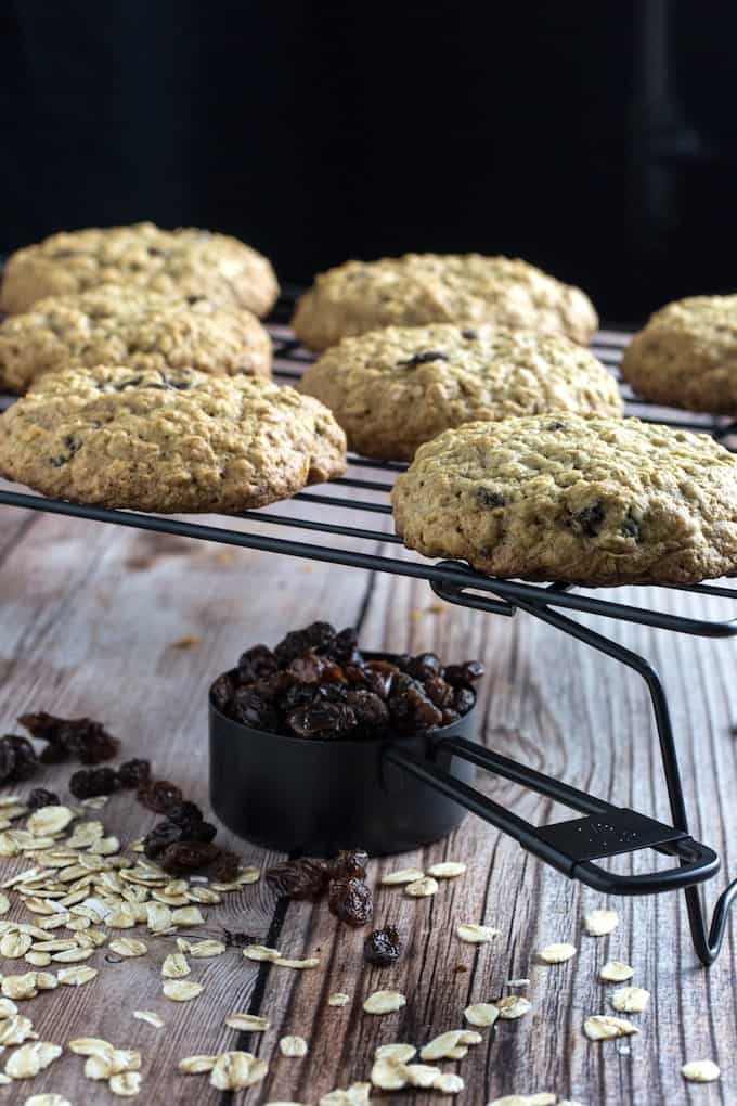 Gluten Free Oatmeal Raisin Cookies