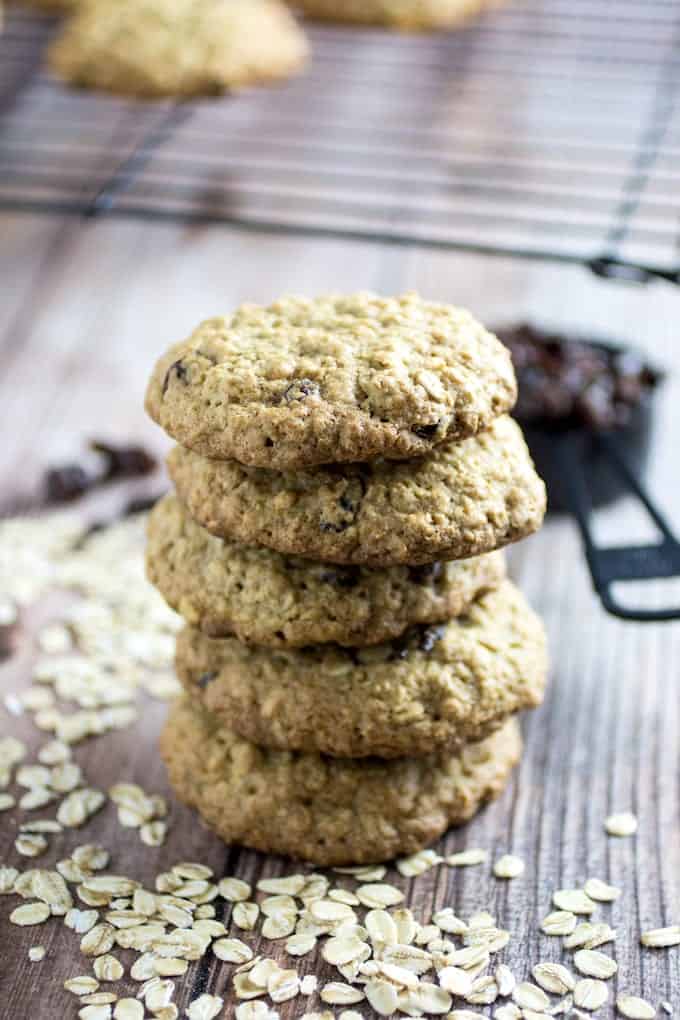 Gluten Free Oatmeal Raisin Cookies