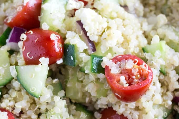quinoa gluten free salad