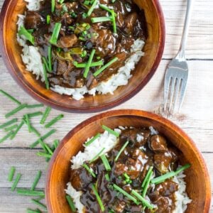 slow cooker mongolian been