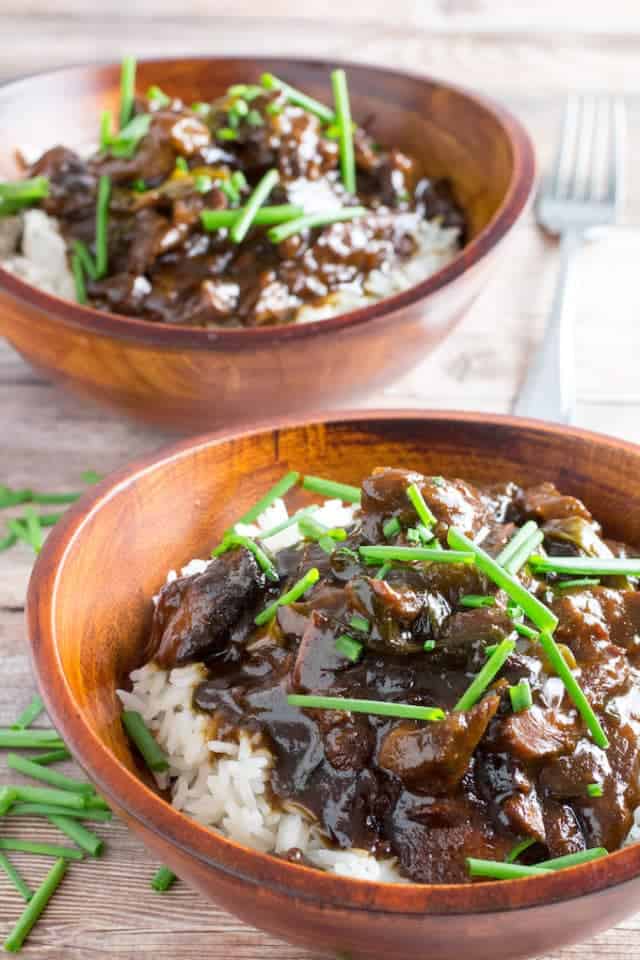 Slow Cooker Mongolian Beef Gluten Free! • Dishing Delish