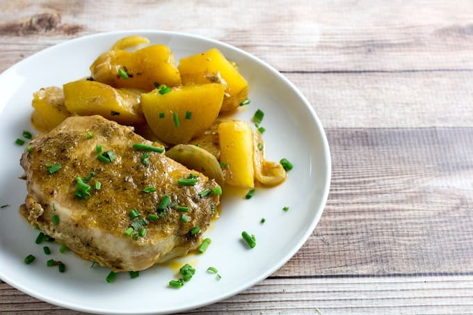 slow cooker pork chops