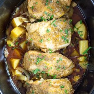 slow cooker pork chops