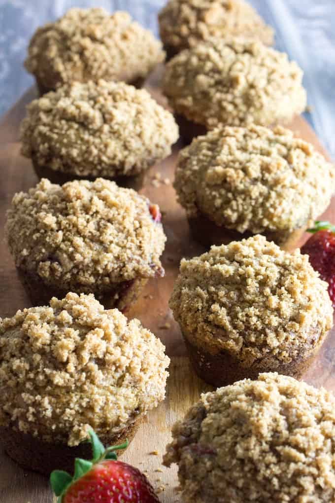 Strawberry Banana Muffins