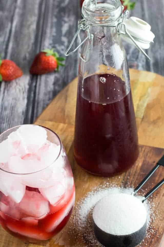 Strawberry Simple Syrup Recipe Quick and Easy! • Dishing Delish