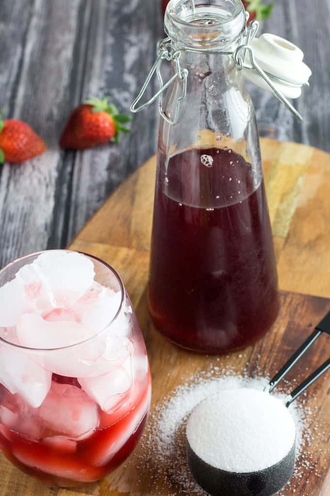 how to make strawberry syrup