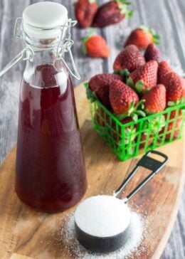 strawberry simple syrup