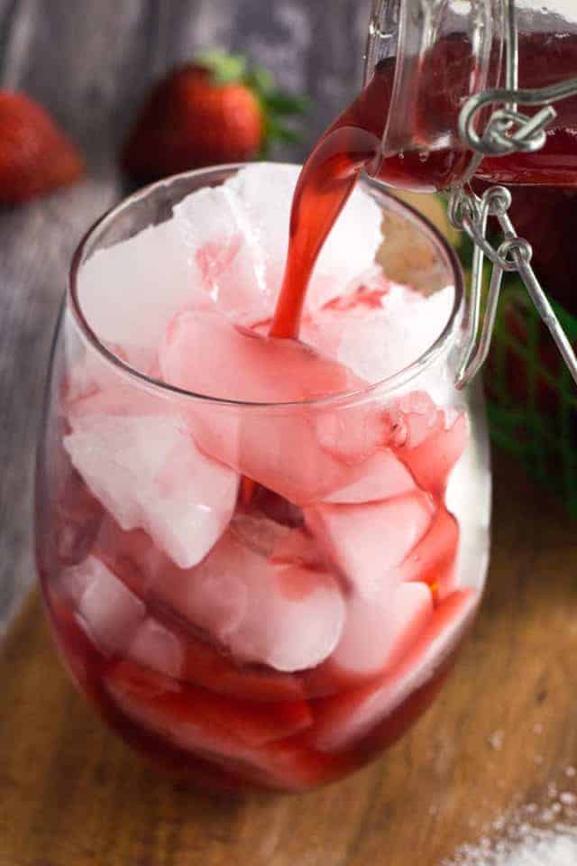 Strawberry Simple Syrup Recipe Quick and Easy! • Dishing Delish