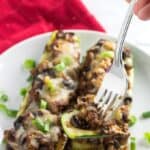 taco zucchini boats