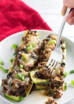 taco zucchini boats