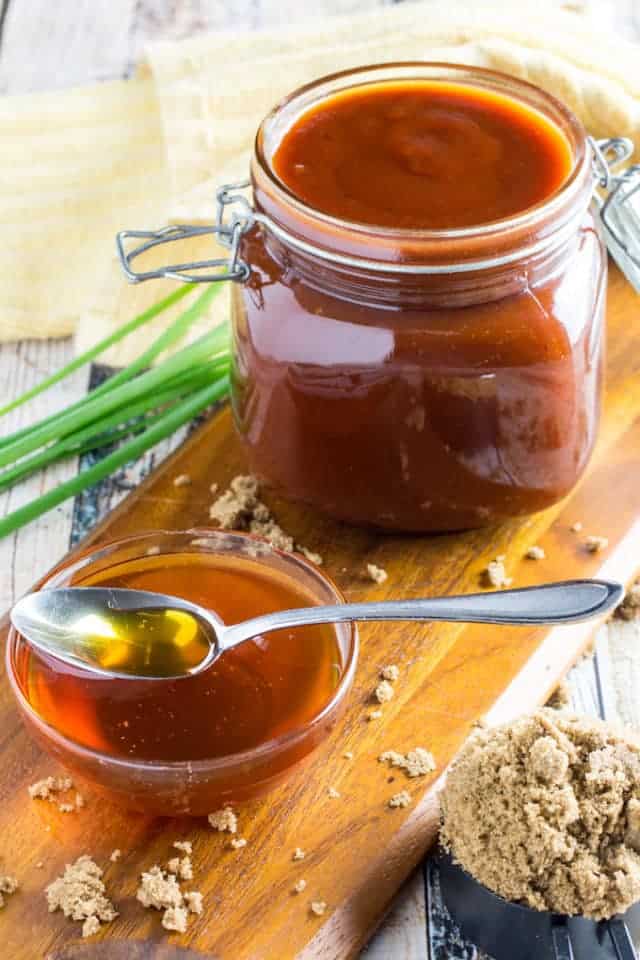 Honey BBQ Sauce Recipe (Gluten Free!) • Dishing Delish