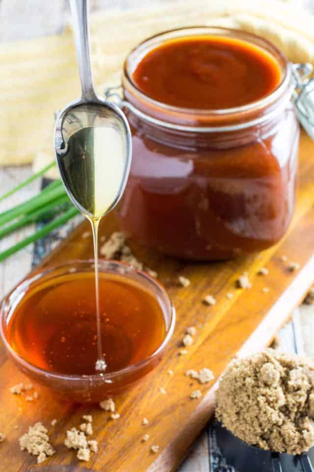 Honey BBQ Sauce Recipe (Gluten Free!) • Dishing Delish