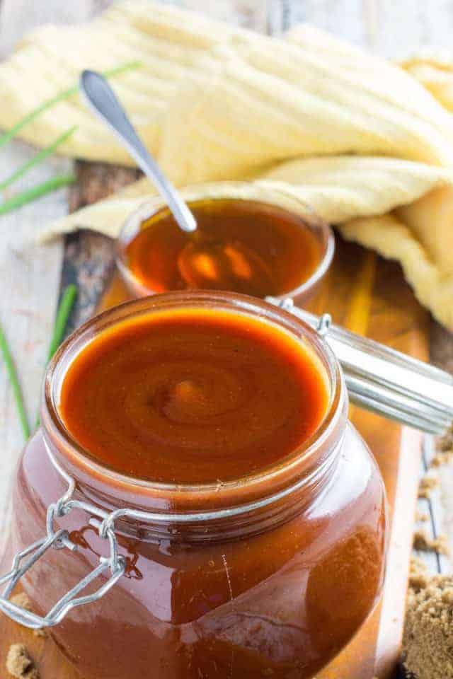 Honey BBQ Sauce Recipe (Gluten Free!) • Dishing Delish