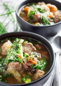 Sausage kale soup