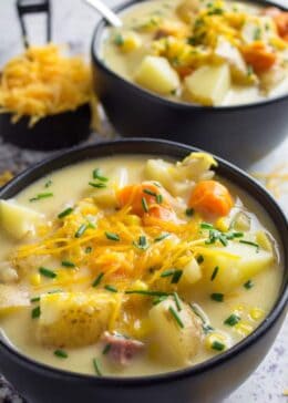 corn chowder with ham