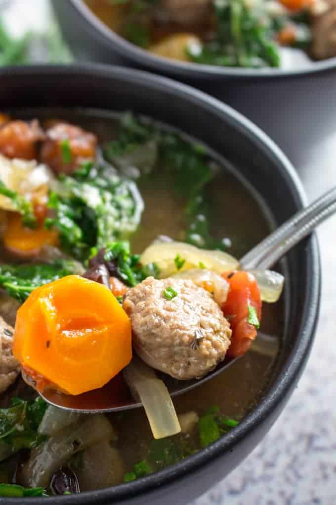 sausage and kale soup