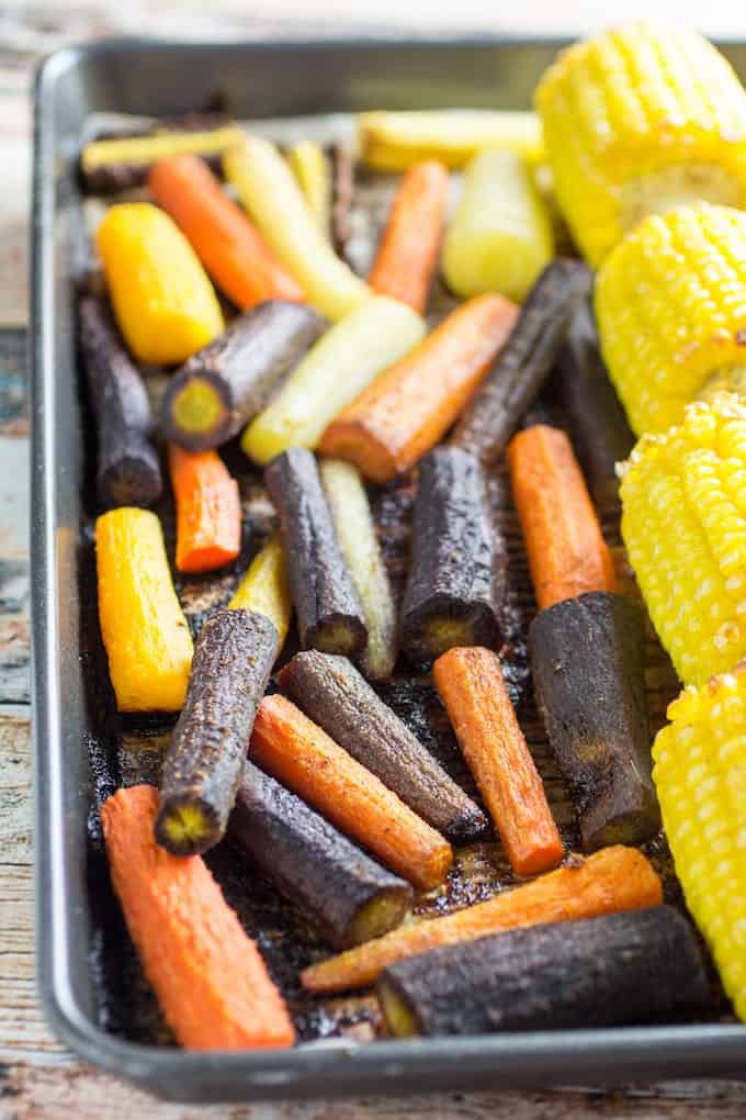 sheet pan chicken and vegetables