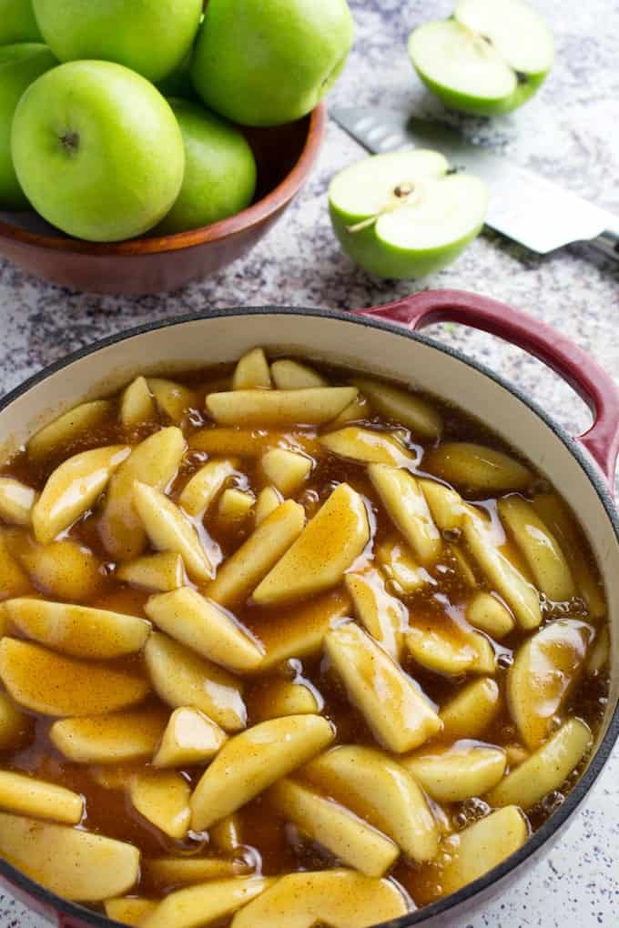 Homemade Apple Pie Filling Recipe • Dishing Delish