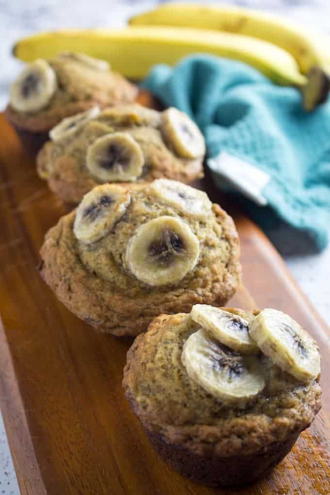 banana bread muffins