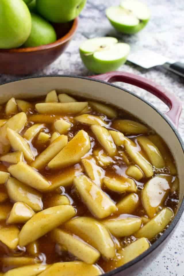 Homemade Apple Pie Filling Recipe • Dishing Delish