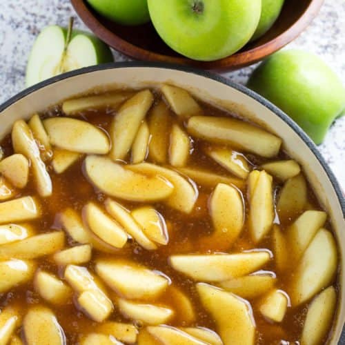 Homemade Apple Pie Filling Recipe • Dishing Delish