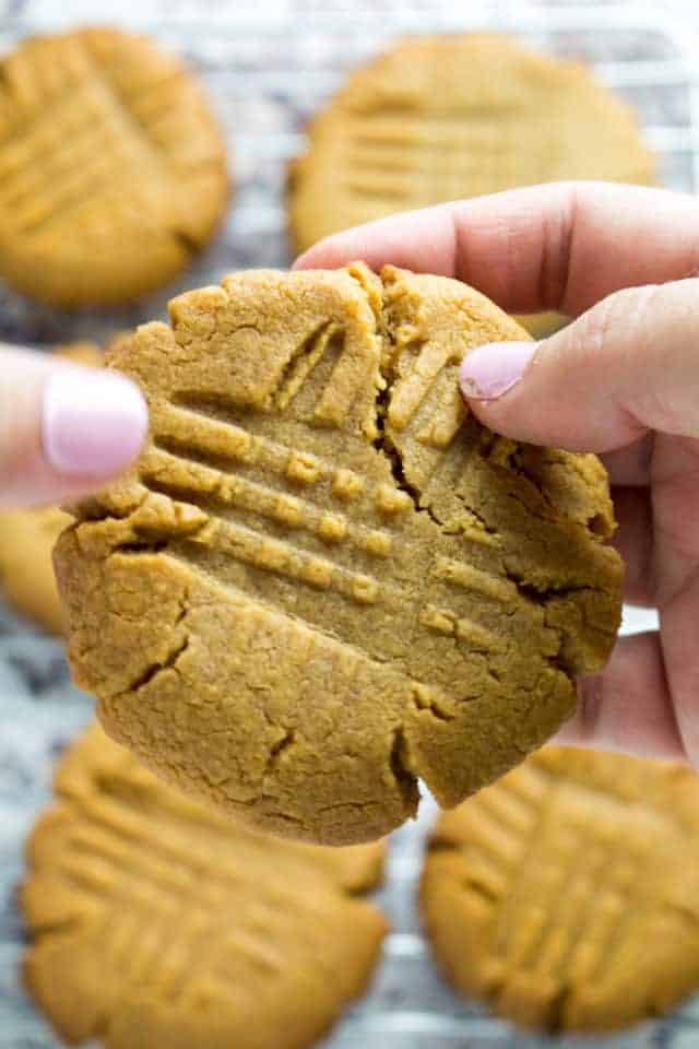 Easy Peanut Butter Cookies Recipe (Gluten Free!) • Dishing Delish