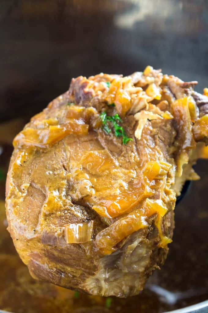 instant pot boneless pork chops - Dishing Delish