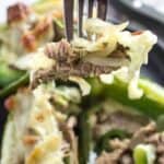 philly cheesesteak stuffed bell peppers