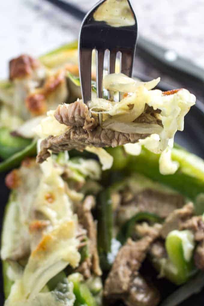 philly cheesesteak stuffed bell peppers
