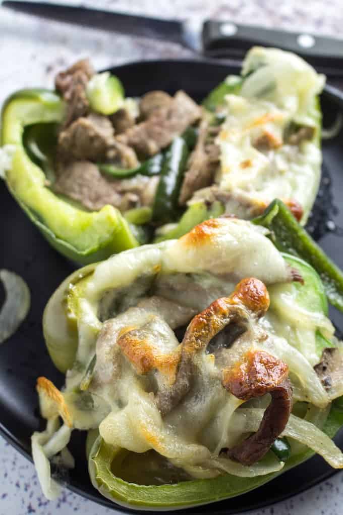 philly cheesesteak stuffed peppers recipe