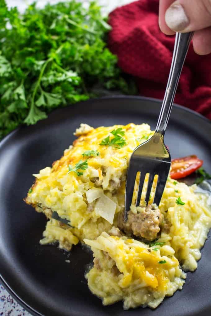 sausage egg hash brown casserole